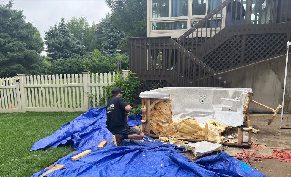 Junk Removal Hot Tub Removal demolation