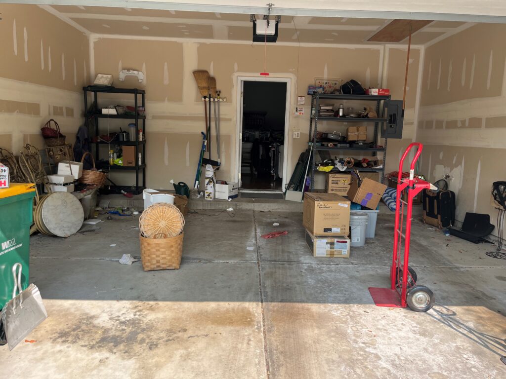 Garage Cleanout, reorganize, junk removal, moving removal, declutter in Romeoville, Illinois by Junk Pickup Removal