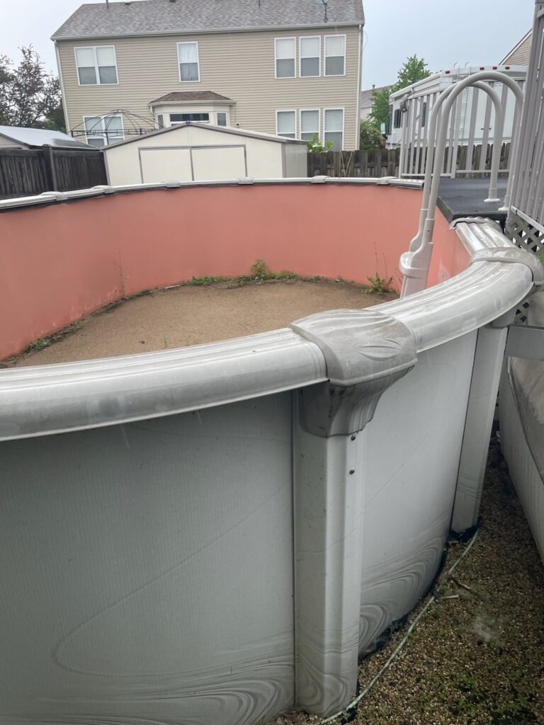 Above Ground Oval Pool Removal by Junk Pickup Removal in Romeoville, IL
